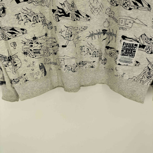 ザブラックアイパッチ THE BLACK EYE PATCH 19SS Stacks SECTUNO フラッシャー アート クルーネック スウェット メンズ import:XL