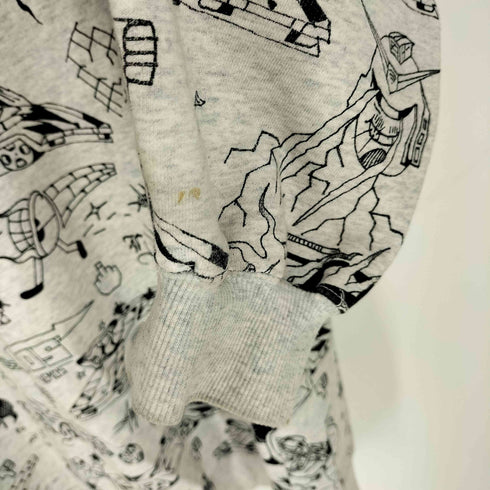 ザブラックアイパッチ THE BLACK EYE PATCH 19SS Stacks SECTUNO フラッシャー アート クルーネック スウェット メンズ import:XL