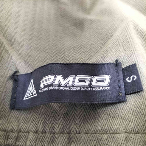 PMGO ダブルニー ヘリンボーン ワークオーバーオール レディース S