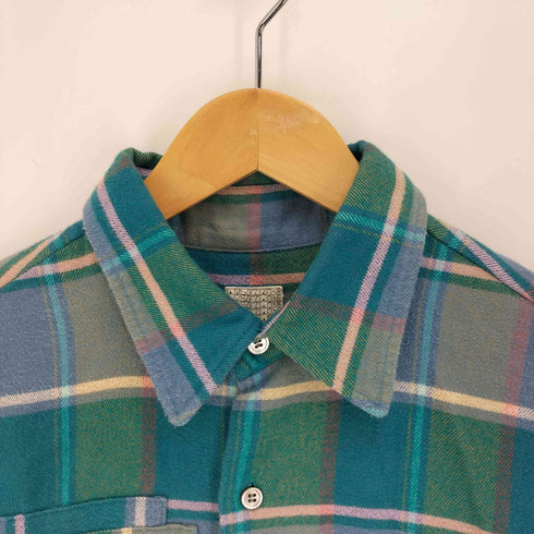 EATER ドッキング パッチワーク カットオフ S/S シャツ メンズ