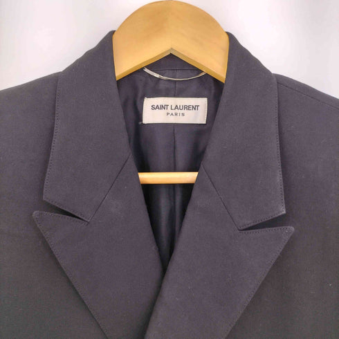 サンローランパリ SAINT LAURENT PARIS エディ期 ダブルブレストナポレオンジャケット メンズ FR:46