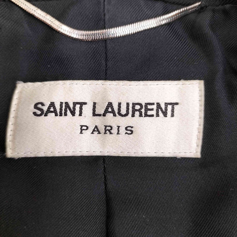 サンローランパリ SAINT LAURENT PARIS エディ期 ダブルブレストナポレオンジャケット メンズ FR:46