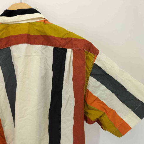 ポールスミスロンドン Paul Smith LONDON マルチカラーストライプ S/S シャツ メンズ JPN:M