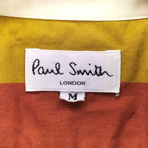 ポールスミスロンドン Paul Smith LONDON マルチカラーストライプ S/S シャツ メンズ JPN:M