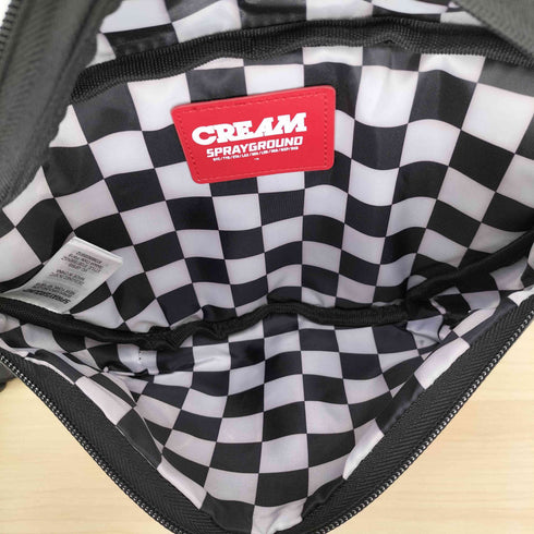 SPRAYGROUND CREAM FIRE CROSSBODY BAG レディース