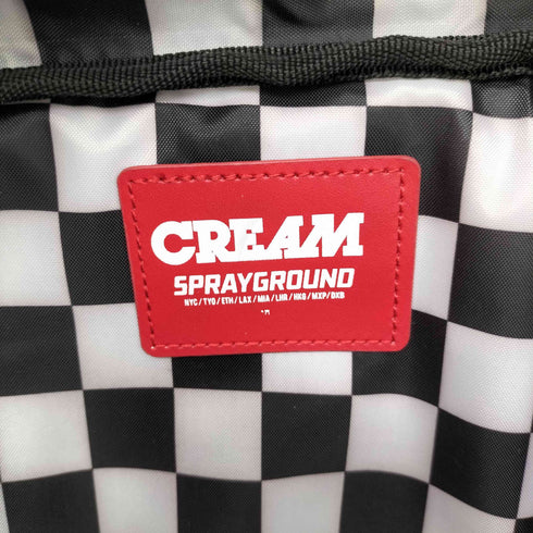 SPRAYGROUND CREAM FIRE CROSSBODY BAG レディース