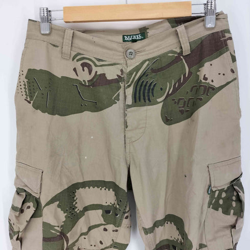 デラックス DELUXE リップストップ カモフラ カーゴパンツ メンズ JPN:L