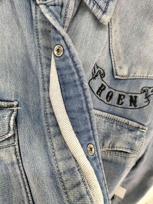 ロエン Roen ストレッチダメージデニム ウエスタンシャツ メンズ JPN:M