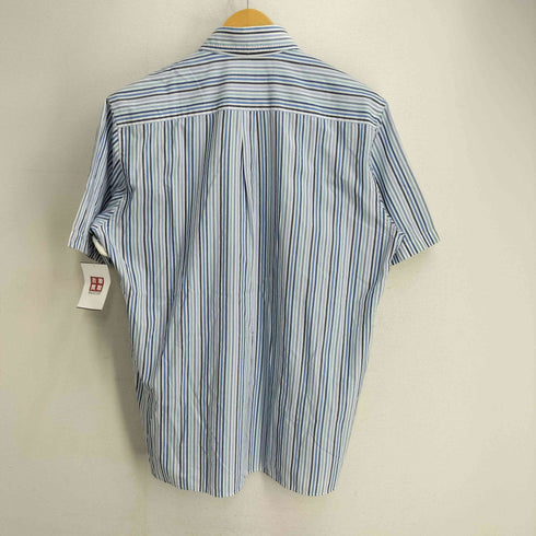ダニエルクレミュ DANIEL CREMIEUX フロントデザイン S/S ストライプ BD シャツ メンズ JPN:XL