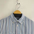 ダニエルクレミュ DANIEL CREMIEUX フロントデザイン S/S ストライプ BD シャツ メンズ JPN:XL