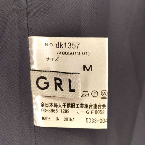グレイル GRL チェック柄ドロストリボンミニワンピース レディース JPN:M