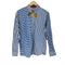 KAWATANI SHIRT 柄切替 L/S ボタンダウンシャツ メンズ JPN:S