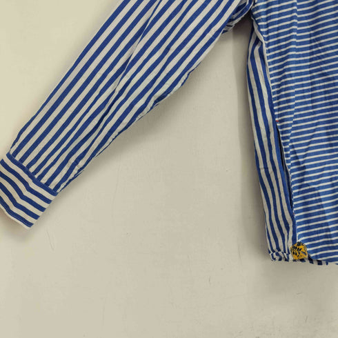 KAWATANI SHIRT 柄切替 L/S ボタンダウンシャツ メンズ JPN:S