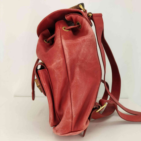 グッチ GUCCI バンブー レザー バックパック bamboo leather backpack レディース