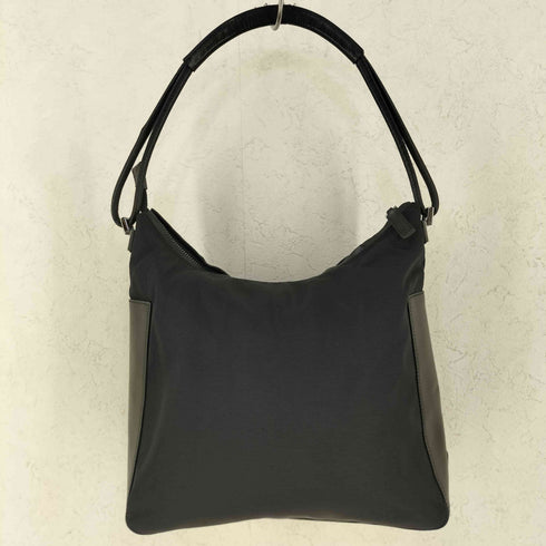グッチ GUCCI ロゴプレート ナイロン レザー ミニ トートバッグ logo plate nylon leather mini tote bag レディース