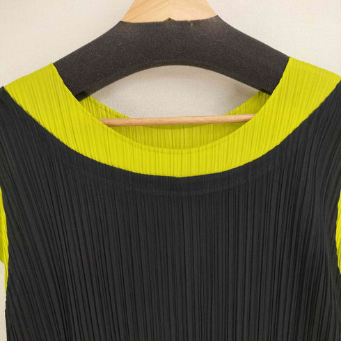 プリーツプリーズイッセイミヤケ PLEATS PLEASE ISSEY MIYAKE レイヤードデザイン S/S プリーツワンピース レディース JPN:4