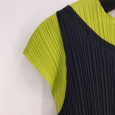 プリーツプリーズイッセイミヤケ PLEATS PLEASE ISSEY MIYAKE レイヤードデザイン S/S プリーツワンピース レディース JPN:4