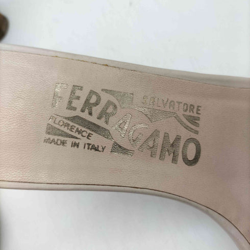 サルヴァトーレフェラガモ Salvatore Ferragamo MADE IN ITALY イタリア製 ガンチーニ ヒール パンプス サンダル レディース 7