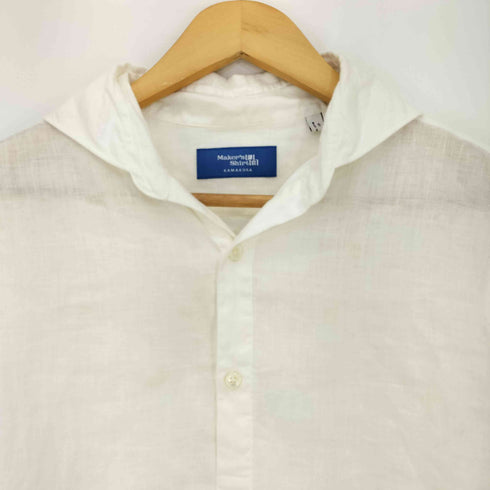 メーカーズシャツカマクラ Makers Shirt 鎌倉 リネン100 テールカット カプリシャツ メンズ JPN:S