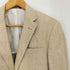 ブルックスブラザーズ BROOKS BROTHERS MILANO FIT チェック ストライプ切替 リネン100 背抜き 2B テーラードジャケット メンズ 37S