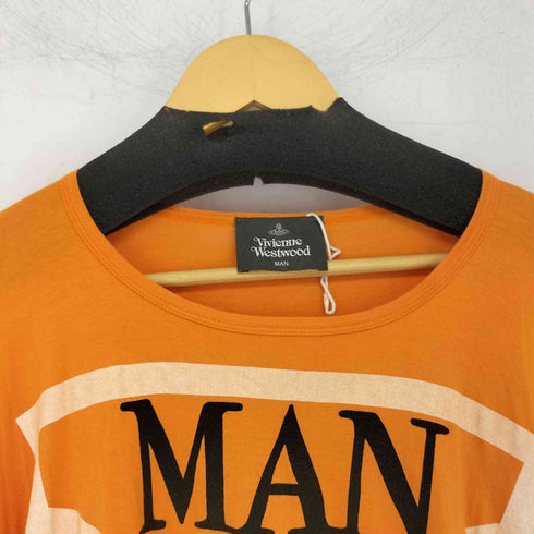 ヴィヴィアンウエストウッドマン Vivienne Westwood MAN オーブモチーフプリントオーバーサイズTシャツ メンズ FREE