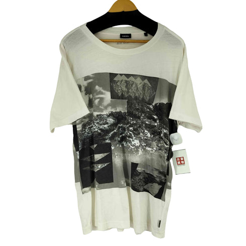 ディーゼル DIESEL 両面プリント S/S Tシャツ メンズ JPN:M