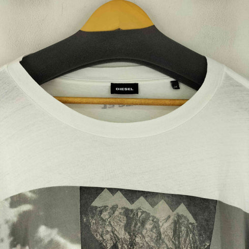 ディーゼル DIESEL 両面プリント S/S Tシャツ メンズ JPN:M