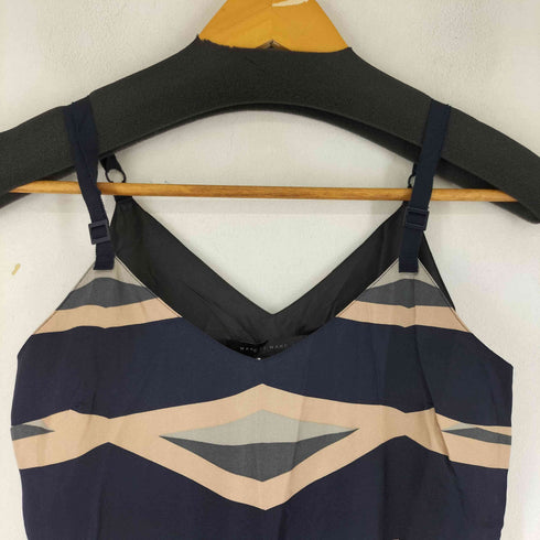 マークバイマークジェイコブス Marc by Marc Jacobs 幾何学模様 シルク キャミワンピース レディース US:0-2