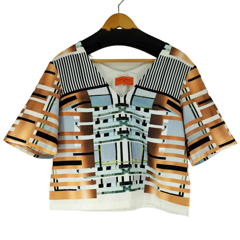 CLOVER CANYON デジタルグラフィックプリント ブラウス レディース import:XS