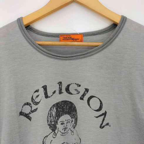 ニーキューイチニーキューゴーオム 291295=HOMME UNDERGURAUNND BUDDA プリント クルーネック 半袖Tシャツ メンズ JPN:3