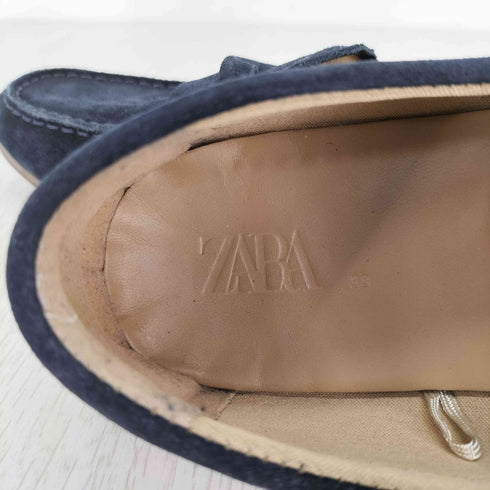 ザラ ZARA スエード ドライビングシューズ レディース JPN:38