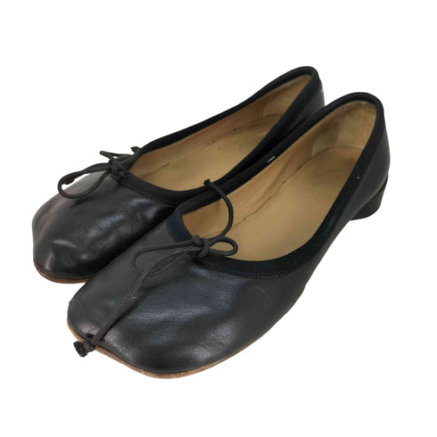 エムエムシックスメゾンマルジェラ MM6 Maison Margiela Anatomic decollete ballerina アナトミック バレリーナ リボンパンプス レディース EUR:38 38