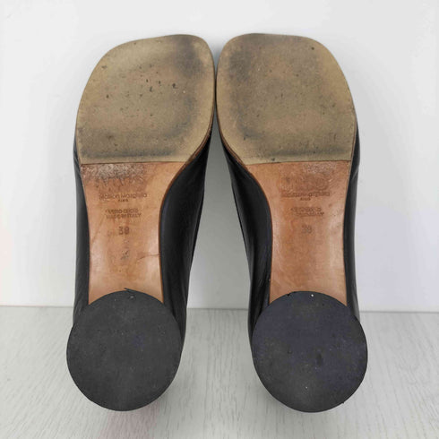 エムエムシックスメゾンマルジェラ MM6 Maison Margiela Anatomic decollete ballerina アナトミック バレリーナ リボンパンプス レディース EUR:38 38