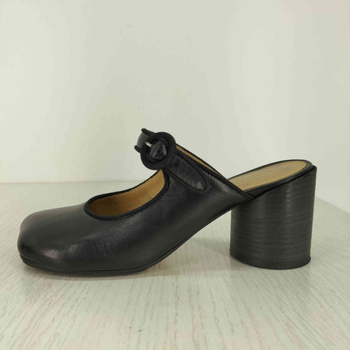エムエムシックスメゾンマルジェラ MM6 Maison Margiela ANATOMIC DECOLLETE SHOES アナトミック ヒール ミュール レディース 38
