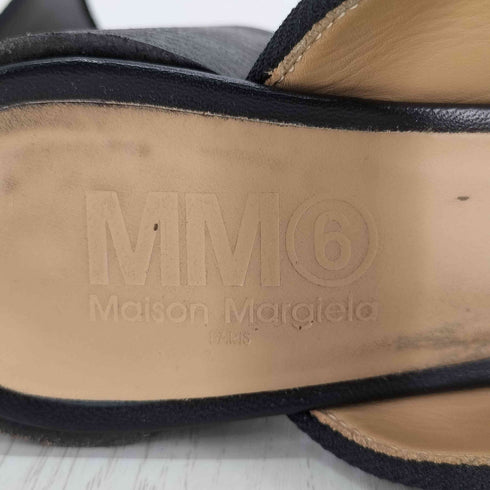 エムエムシックスメゾンマルジェラ MM6 Maison Margiela ANATOMIC DECOLLETE SHOES アナトミック ヒール ミュール レディース 38