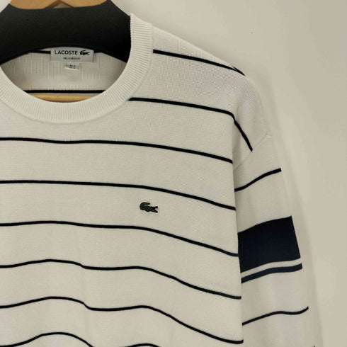 ラコステ LACOSTE ボーダー柄 クルーネック ニット メンズ 3