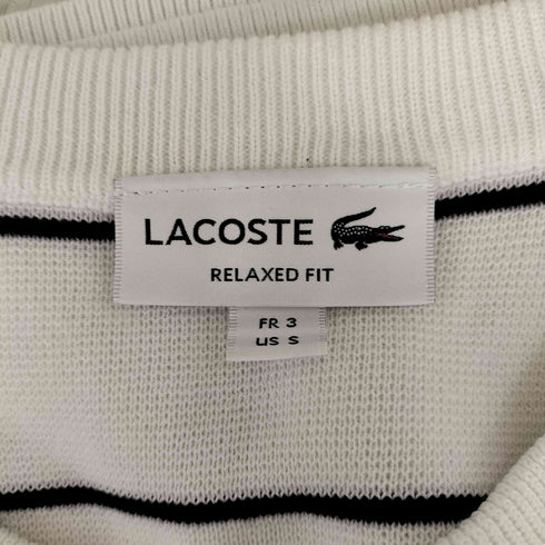 ラコステ LACOSTE ボーダー柄 クルーネック ニット メンズ 3
