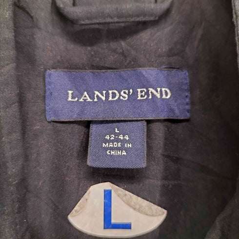 ランズエンド LANDS END 企業ロゴ刺繍 ジップアップジャケット メンズ JPN:L