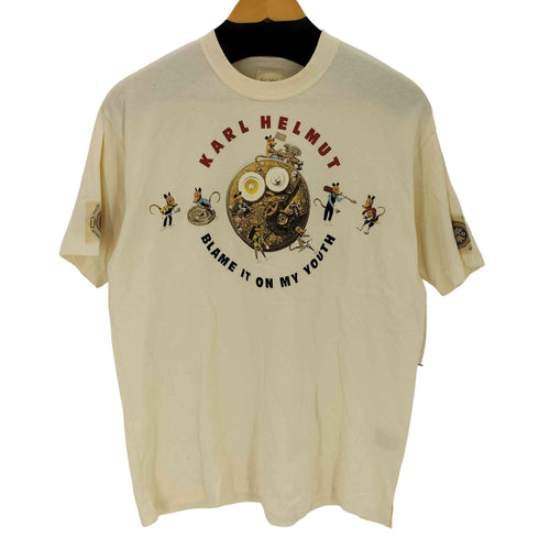カールヘルム Karl Helmut キャラクタープリント クルーネックTシャツ メンズ