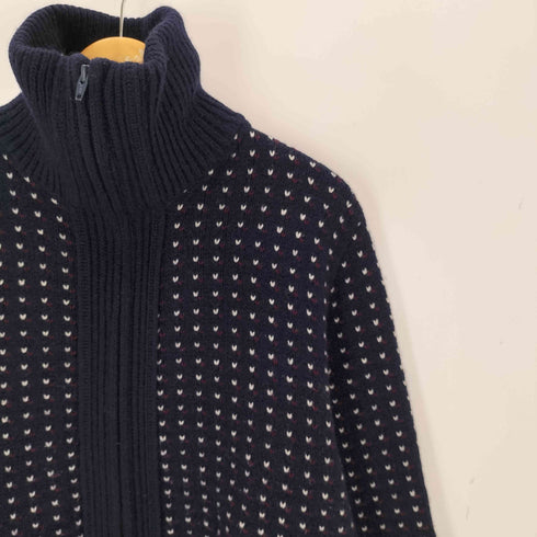 ロンドンフォグ LONDON FOG 90S バーズアイ ドライバーズニット ジップ ニット メンズ JPN:L