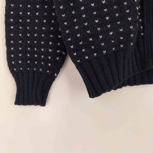 ロンドンフォグ LONDON FOG 90S バーズアイ ドライバーズニット ジップ ニット メンズ JPN:L