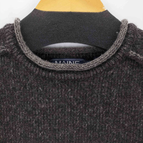MAINE NEW ENGLAND ラムウール クルーネックニット メンズ XL