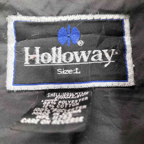 ホロウェイ HOLLOWAY ロゴ刺繍 フーデッドジャケット メンズ JPN:L