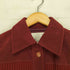 San Lemi サンレミ フェイクスエード ニット 切替 トラッカー ジャケット レディース