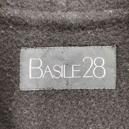 バジーレヴェントット BASILE28 襟 ファー ニット ダブルジップ ジャケット レディース 40
