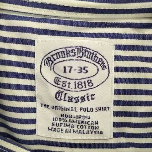 ブルックスブラザーズ BROOKS BROTHERS Classic ストライプ ボタンダウンシャツ メンズ 17-35
