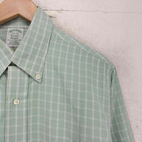 ブルックスブラザーズ BROOKS BROTHERS Classic チェック ボタンダウンシャツ メンズ 15 1/2