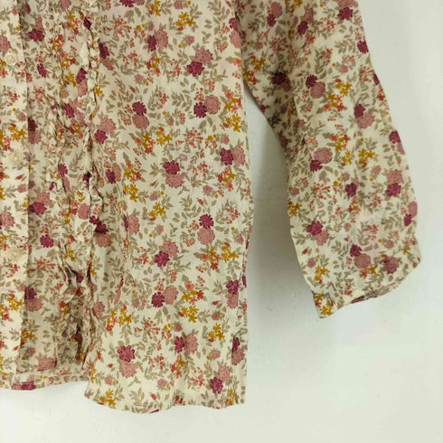 エディーバウアー Eddie Bauer 00s 緑タグ 花柄 シャツ レディース import:M