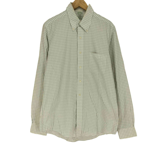 ブルックスブラザーズ BROOKS BROTHERS MILANO 格子チェック ボタンダウンシャツ メンズ 15 1/2