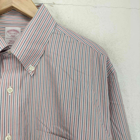 ブルックスブラザーズ 346 BROOKS BROTHERS L/S ストライプ ボタンダウンシャツ メンズ 16 1/2